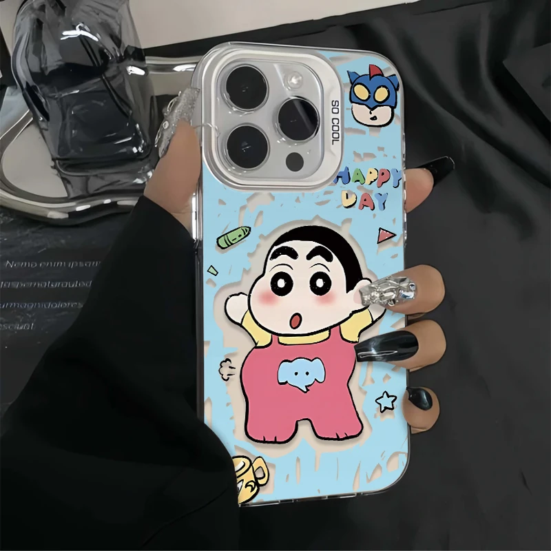 趣味可爱小新iPhone13手机壳14苹果15卡通11/12华为vivo小米oppo