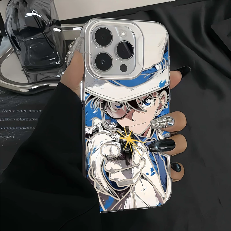 蓝泼彩基德彩银动漫适用iPhone16苹果13手机壳15华为vivo小米oppo