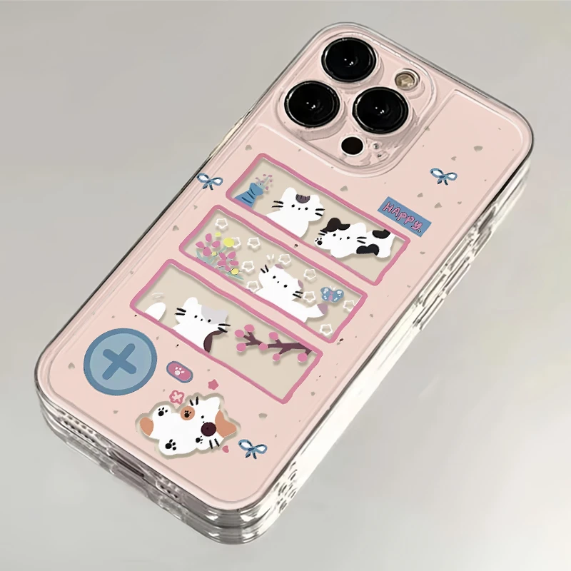 相框春日猫咪iPhone15苹果13手机壳14/11/12软壳华为vivo小米oppo