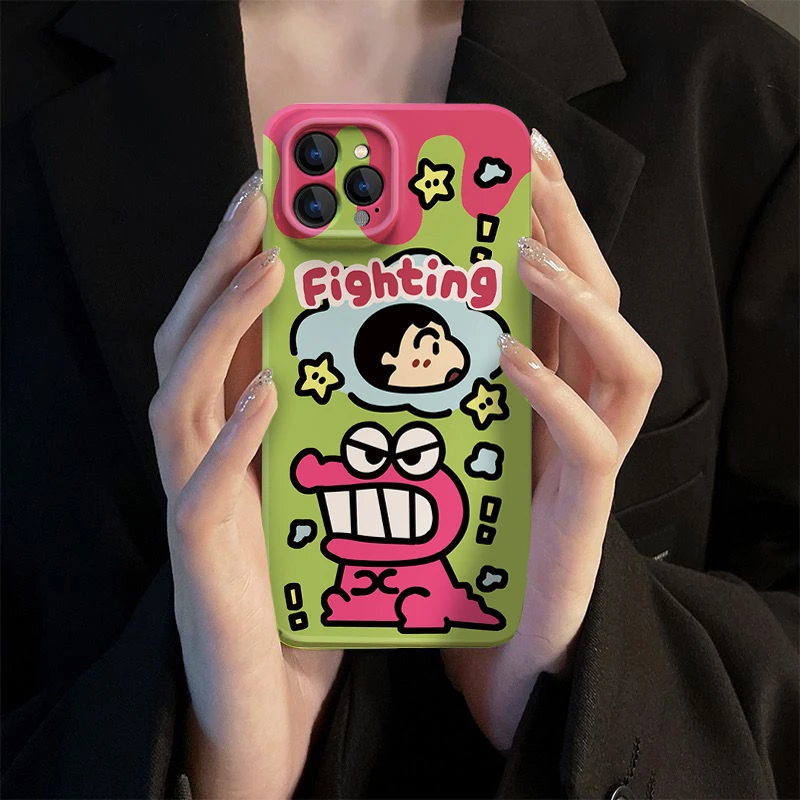 苹果/华为/OPPO/VIVO/小米卡通小新iphone14手机壳13硬11/12男女