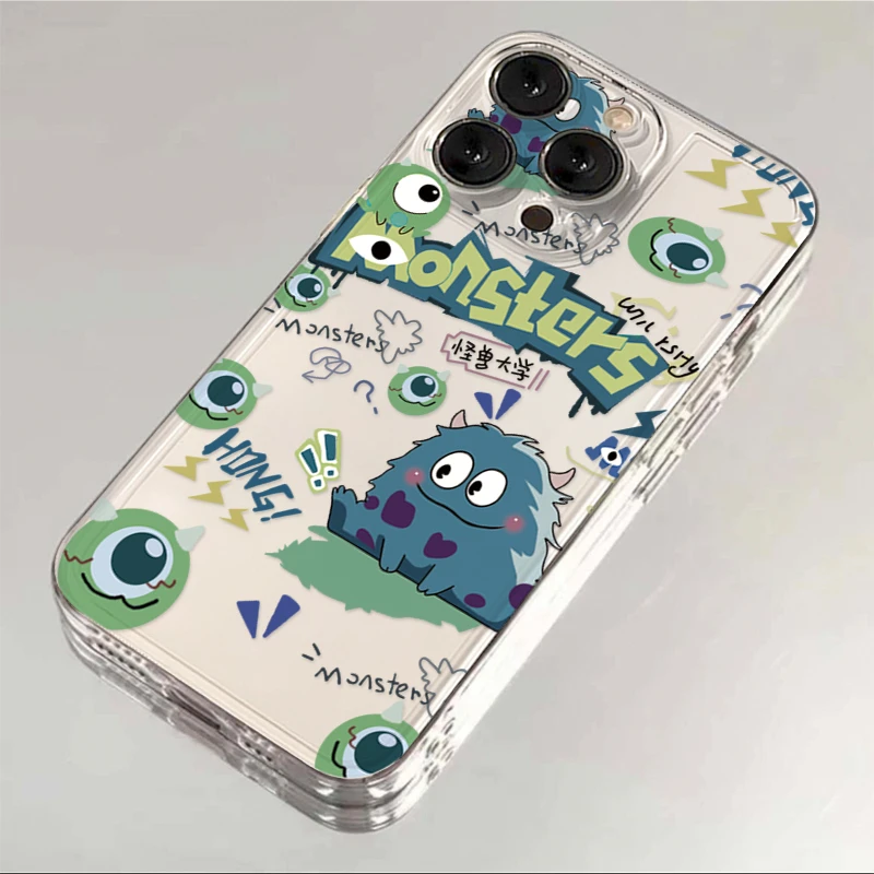 苹果OPPO华为VIVO小米怪兽大学iPhone14手机壳15卡通13/12透明11