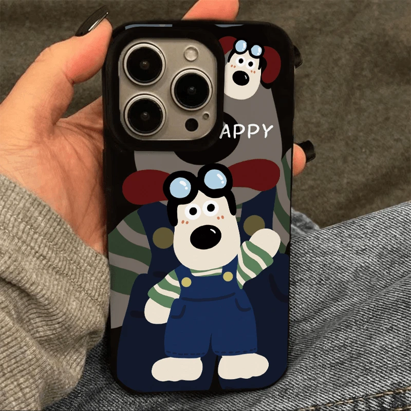 牛牛打招呼掌门狗适用iPhone15promax苹果13/14手机壳12/11可爱