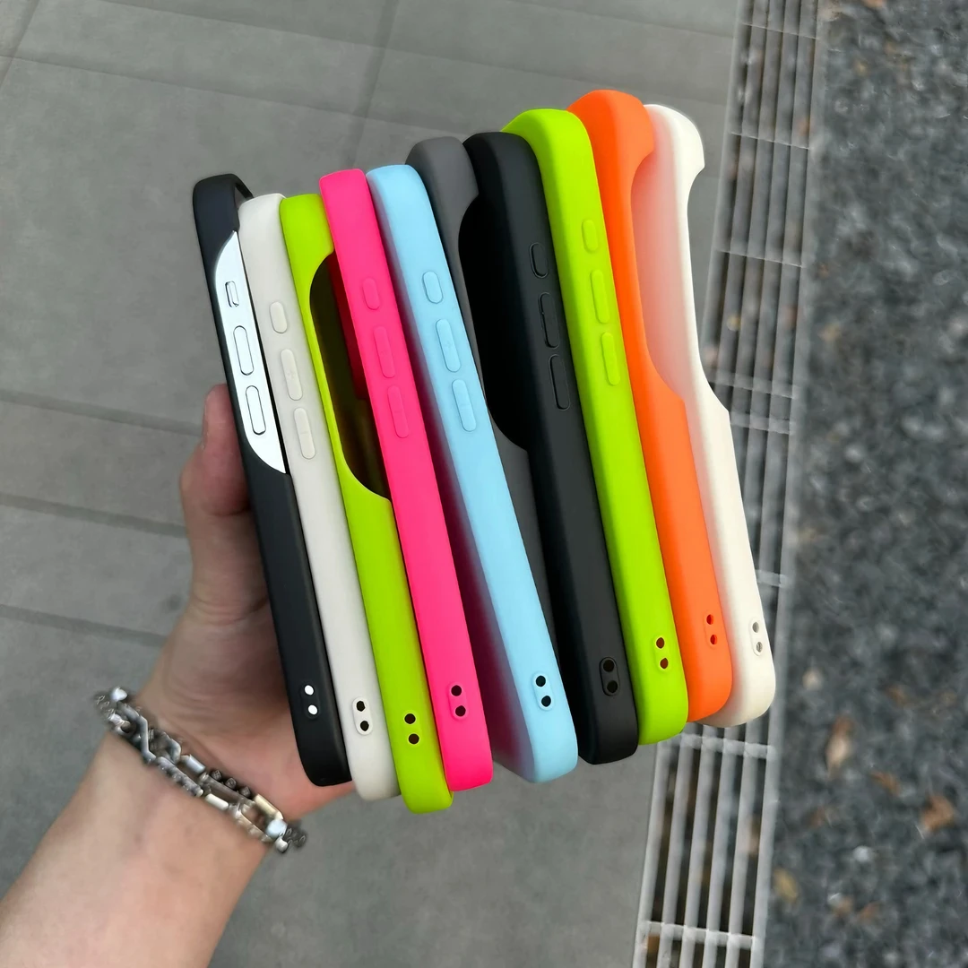 趣味壳超薄肤感半包适用iPhone13苹果15手机壳14promax12软壳11套