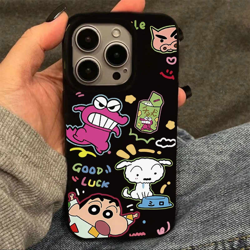 雅天立小新小白适用苹果15手机壳iPhone13promax果冻14防摔12软11