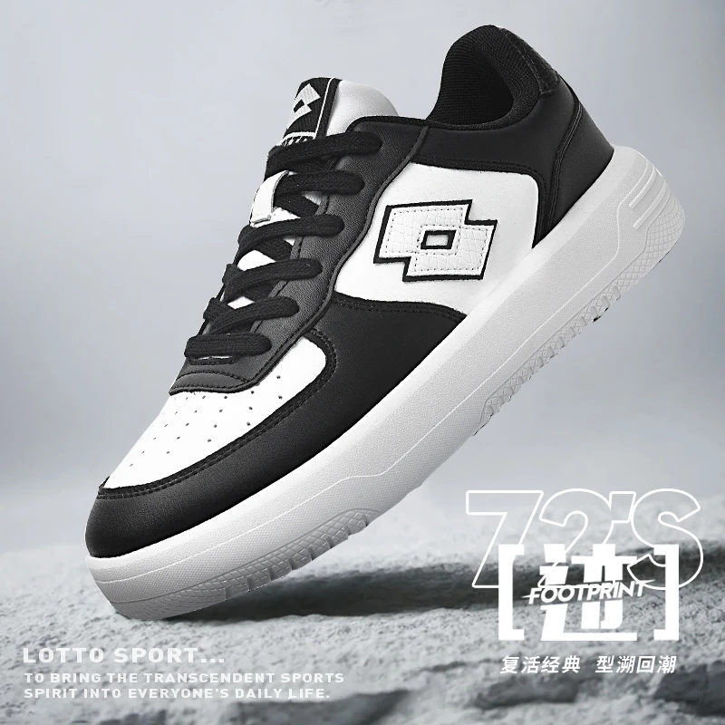LOTTO/乐途【72‘s迹】时尚春夏新款百搭板鞋男女休闲低帮休闲小白鞋