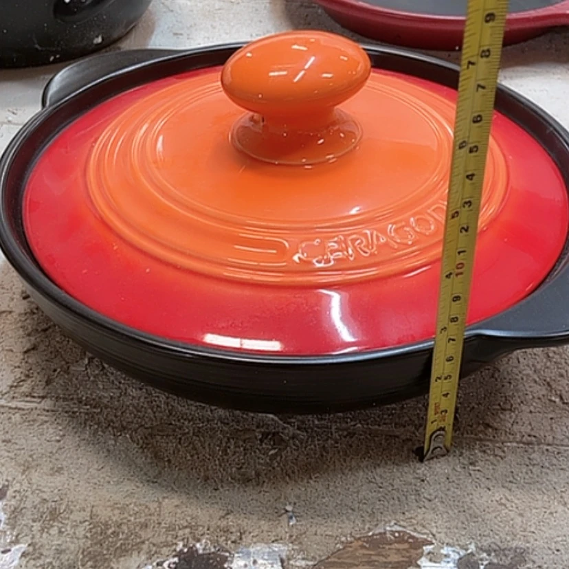 【闪购商品】陶瓷微瑕疵，口径28厘米，高度6厘米橙