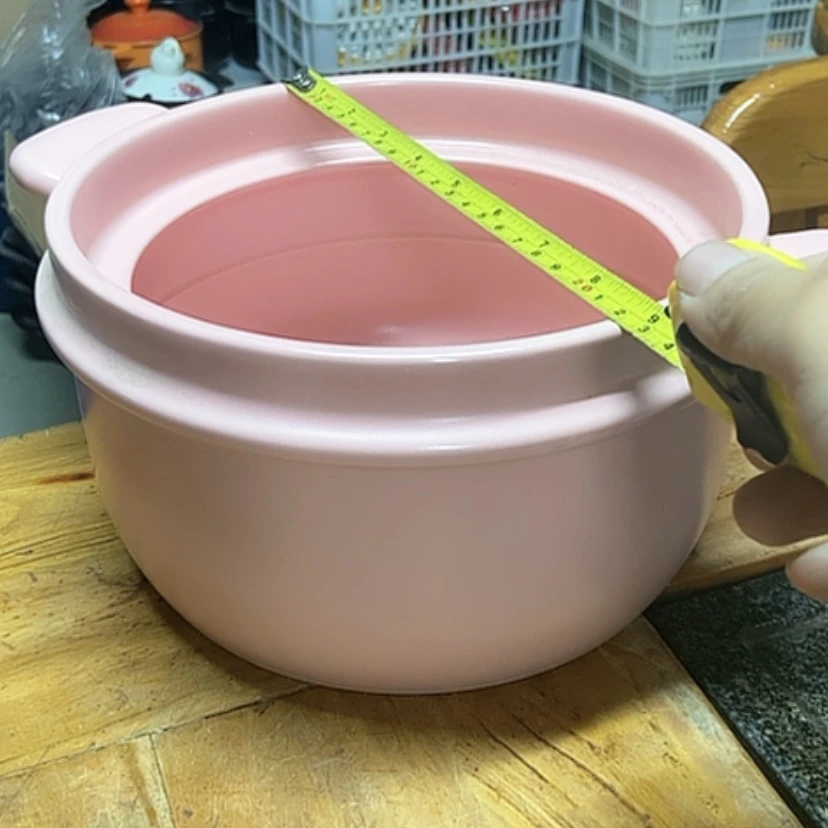 【闪购商品】陶瓷微瑕，3L，口径22厘米，高度13默认发粉盖子