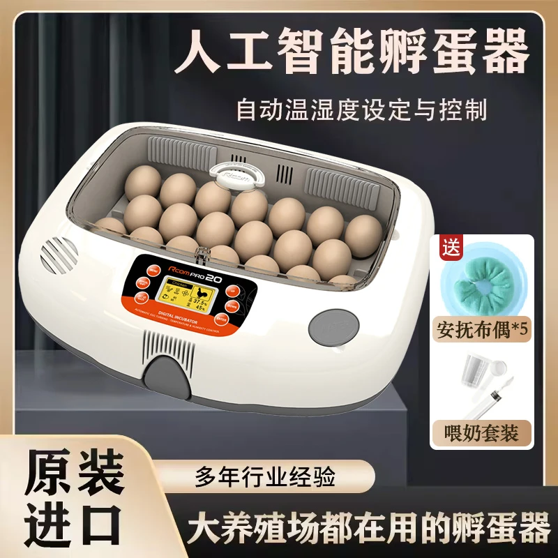 韩国RCOMPX-20孵化机动物园孵蛋器柯尔鸭鹦鹉原装进口自动控温
