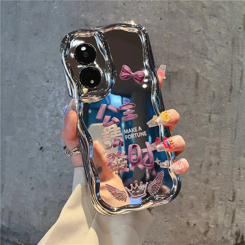 适用【oppoa97】手机壳公主请发财oppoa97软硅胶网红女款防摔套新年