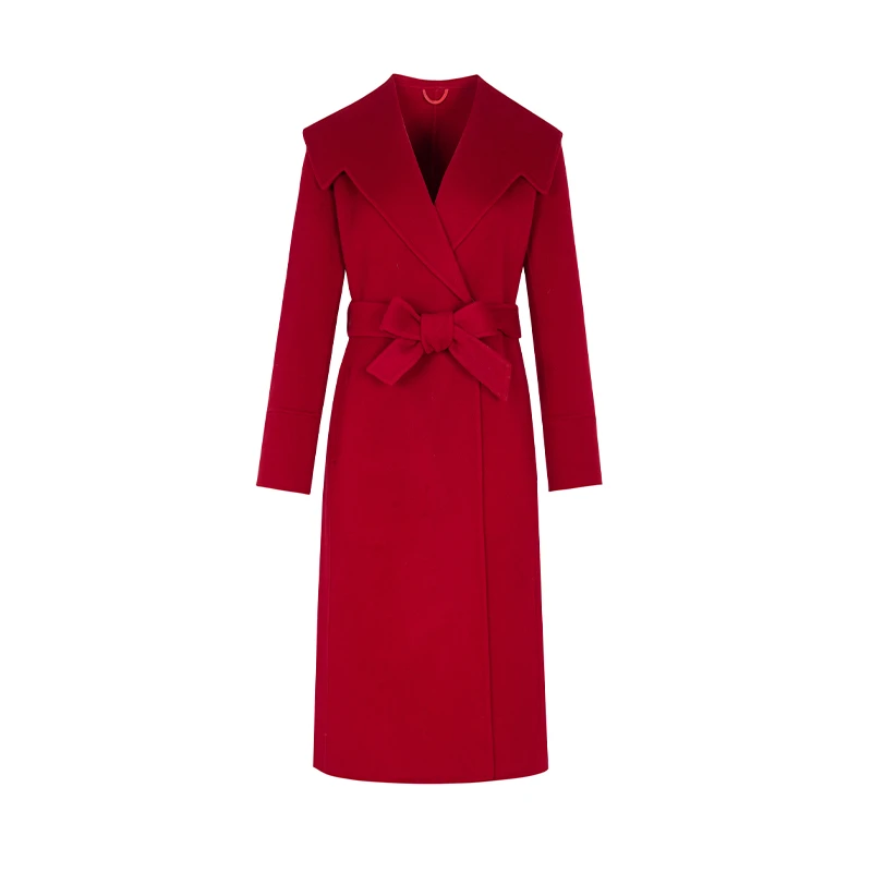 【品牌】商场同款新品双面呢大衣N2110A34002