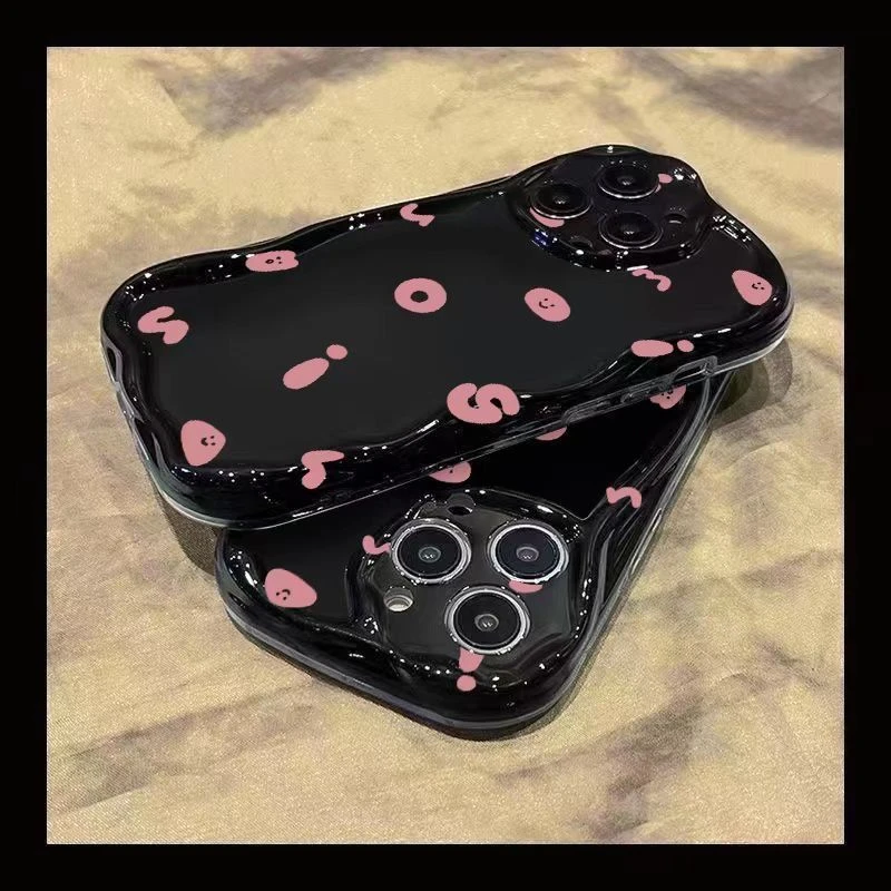 ins苹果13pro华为mate50小米vivooppo手机壳少女全包边荣耀90软壳