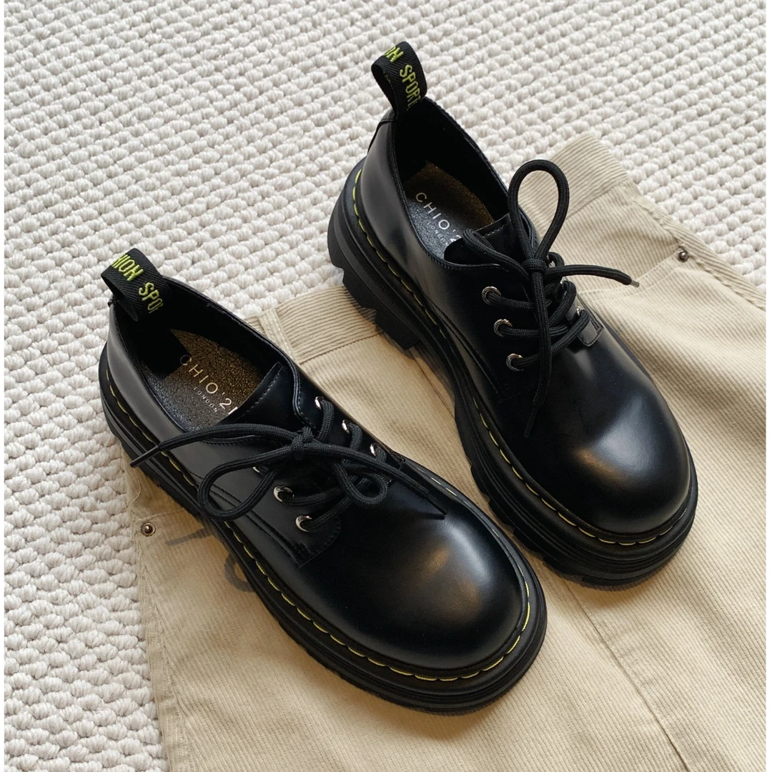 南风Chio2nd 乐福鞋女2024新款小跟鞋春秋单鞋