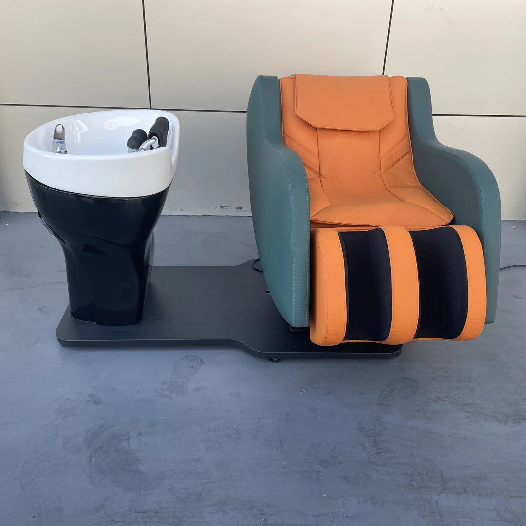 全自动按摩洗头床左右旋转床头疗床水循环陶瓷盆造型床