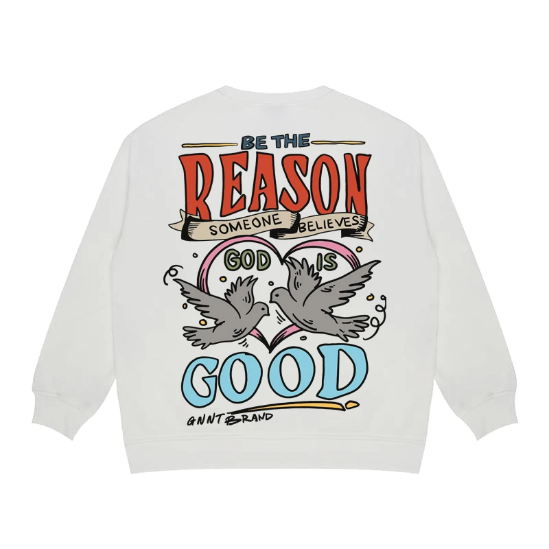 GNNT美式潮牌卫衣（鸽子爱心）个性原创设计长袖春秋冬加绒宽松上衣