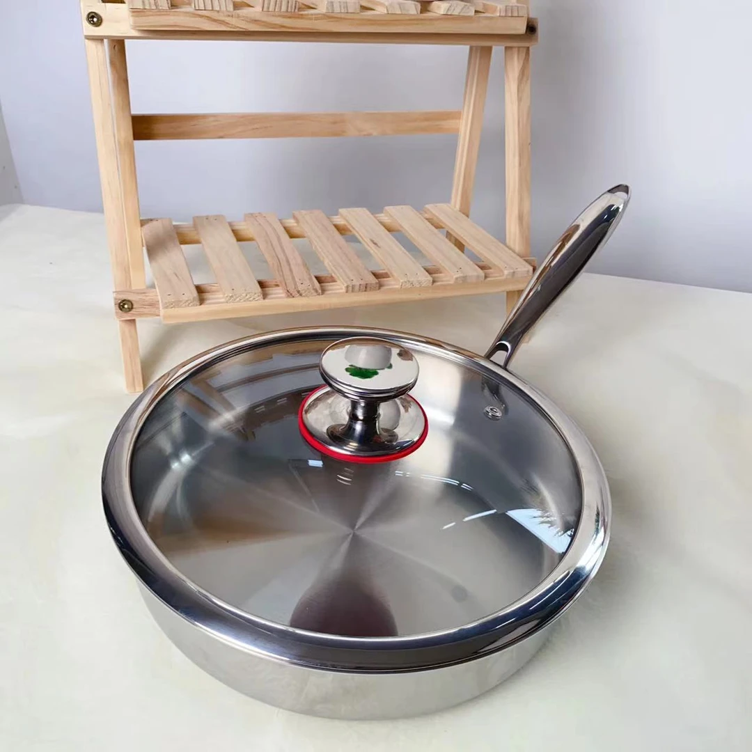 【高货定制】304煎锅316煎锅平底锅烙饼锅