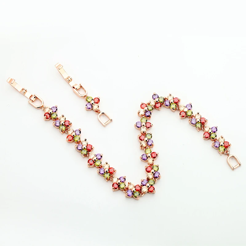 Miss Pouty 铜合金合成锆石手链 唐顿庄园1345手链手镯