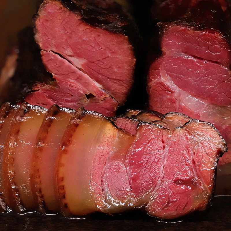 【土家前腿腊肉400g】古法烟熏腊味 咸肉腌肉农家传统腊猪肉真空5斤