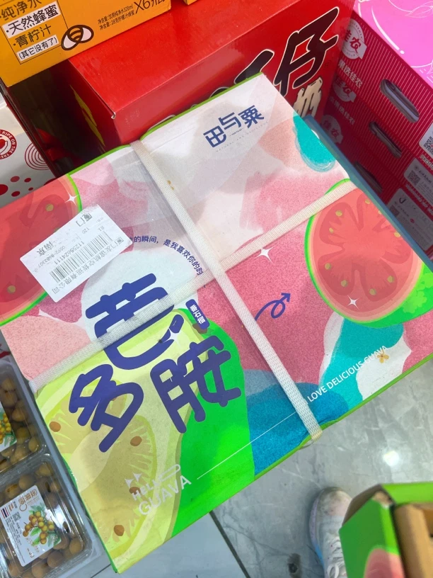 【配送到家】奶油芭乐一箱8枚7斤