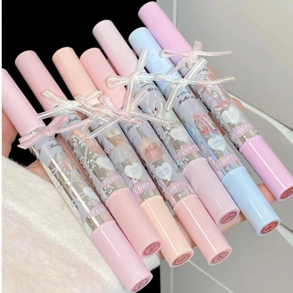 达人/ flortte/花洛莉亚小蝴蝶结成膜水光纯欲不掉色唇蜜唇釉