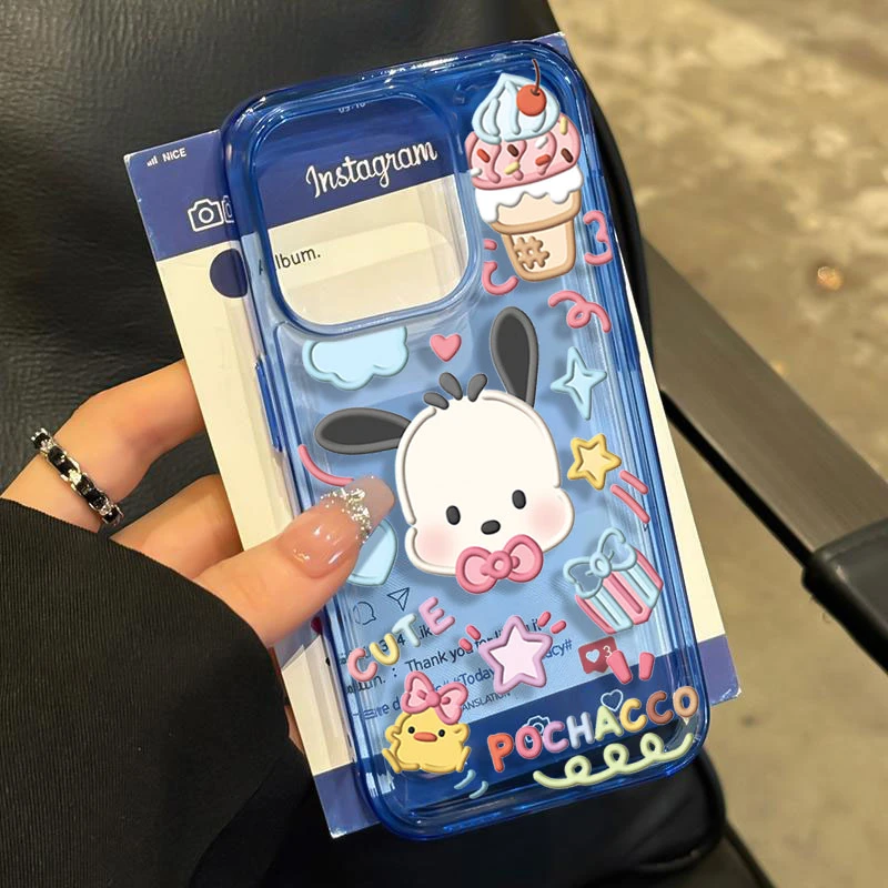 涂鸦帕恰狗适用iphone15 14promax苹果11手机壳13软胶12防摔8卡通