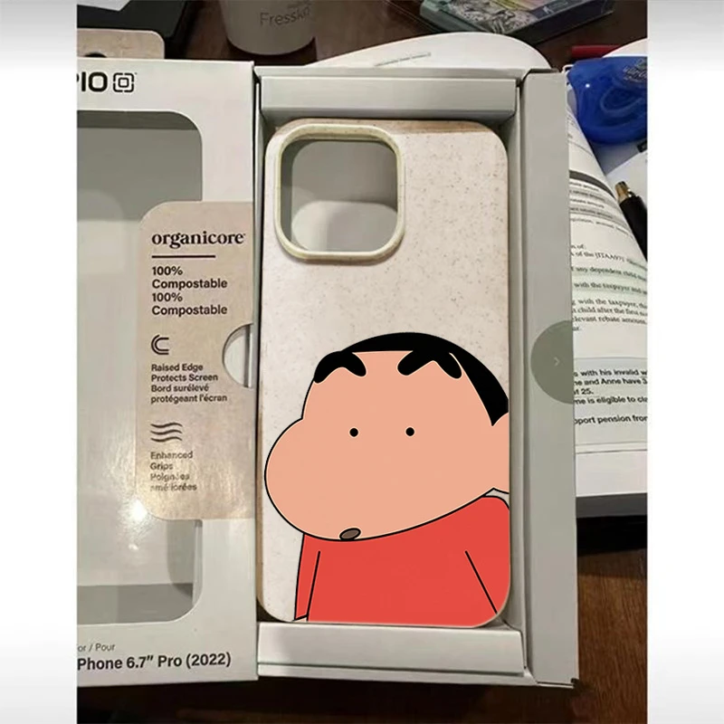 惊呆小新iPhone15_14Promax手机壳高级13_12软硅胶11新款防摔xsxr
