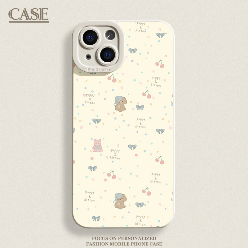 彩点睡帽狗适用iPhone16ProMax手机壳15苹果14可爱13软12男女11xs