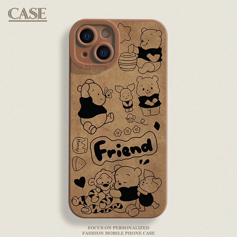 美德拉维尼熊适用iPhone16ProMax手机壳15苹果14硅胶13软12女11xs