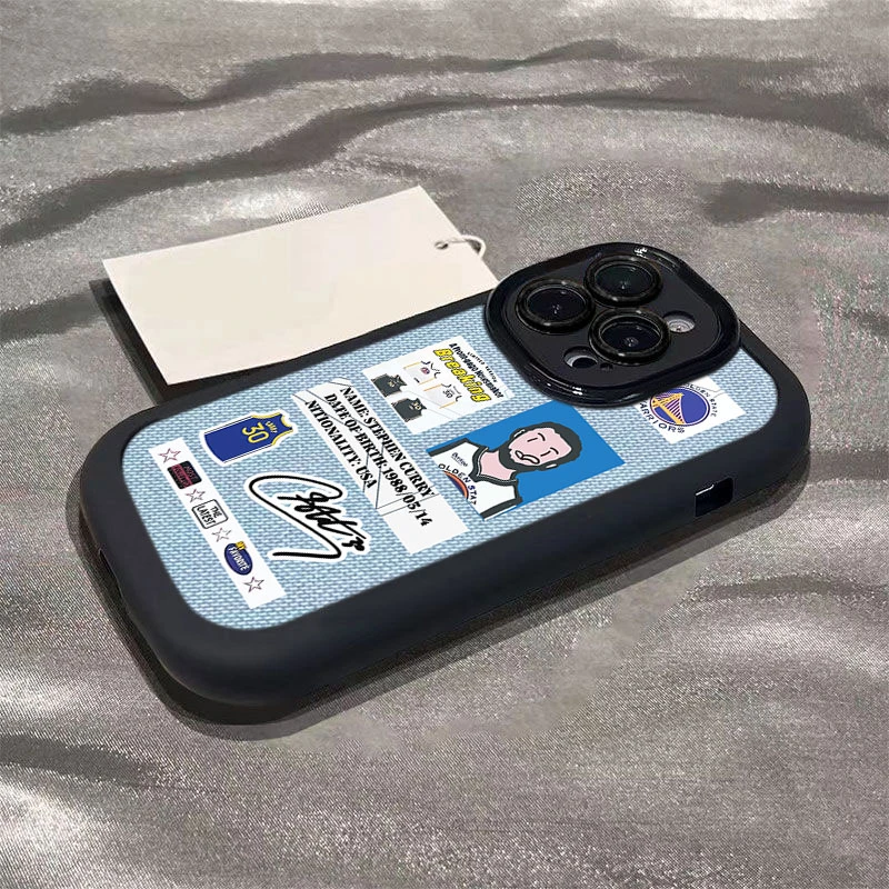 金州库里适用iphone16promax苹果15/14PLUS手机壳泡芙13/1211全包