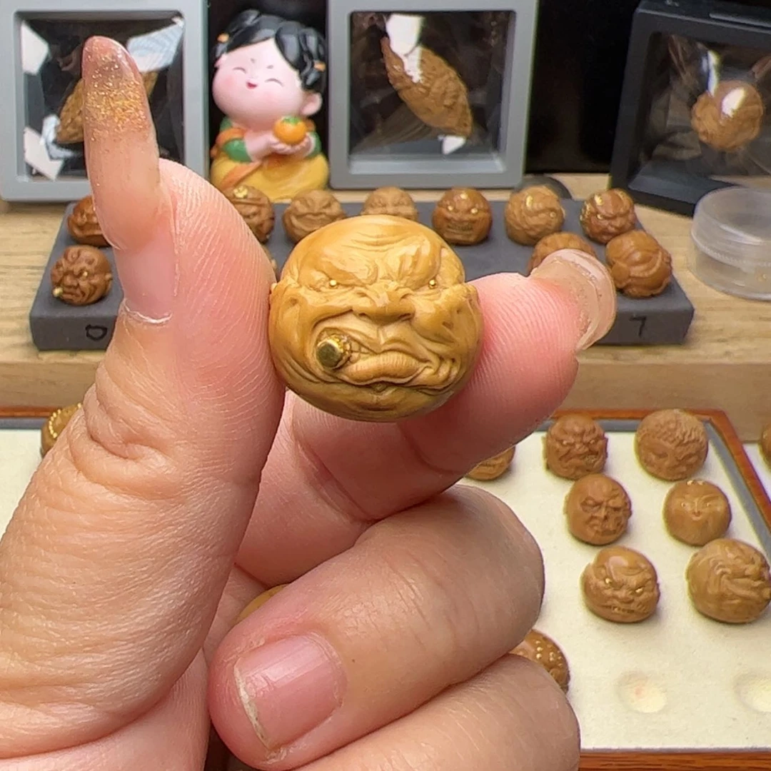 【闪购商品】猴头核桃吊坠大***?猴头