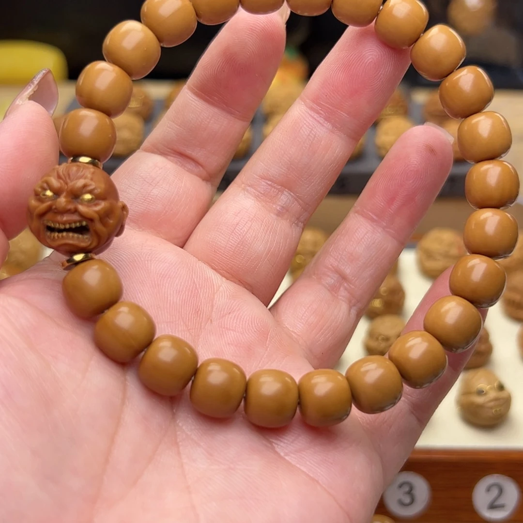 【闪购商品】猴头核桃手串陳*龙猴头