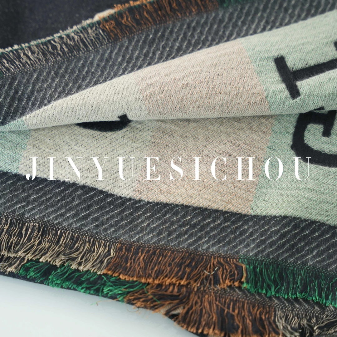 【黑金逐梦】高端秋冬新款新中式围巾披肩65*180（Z109）