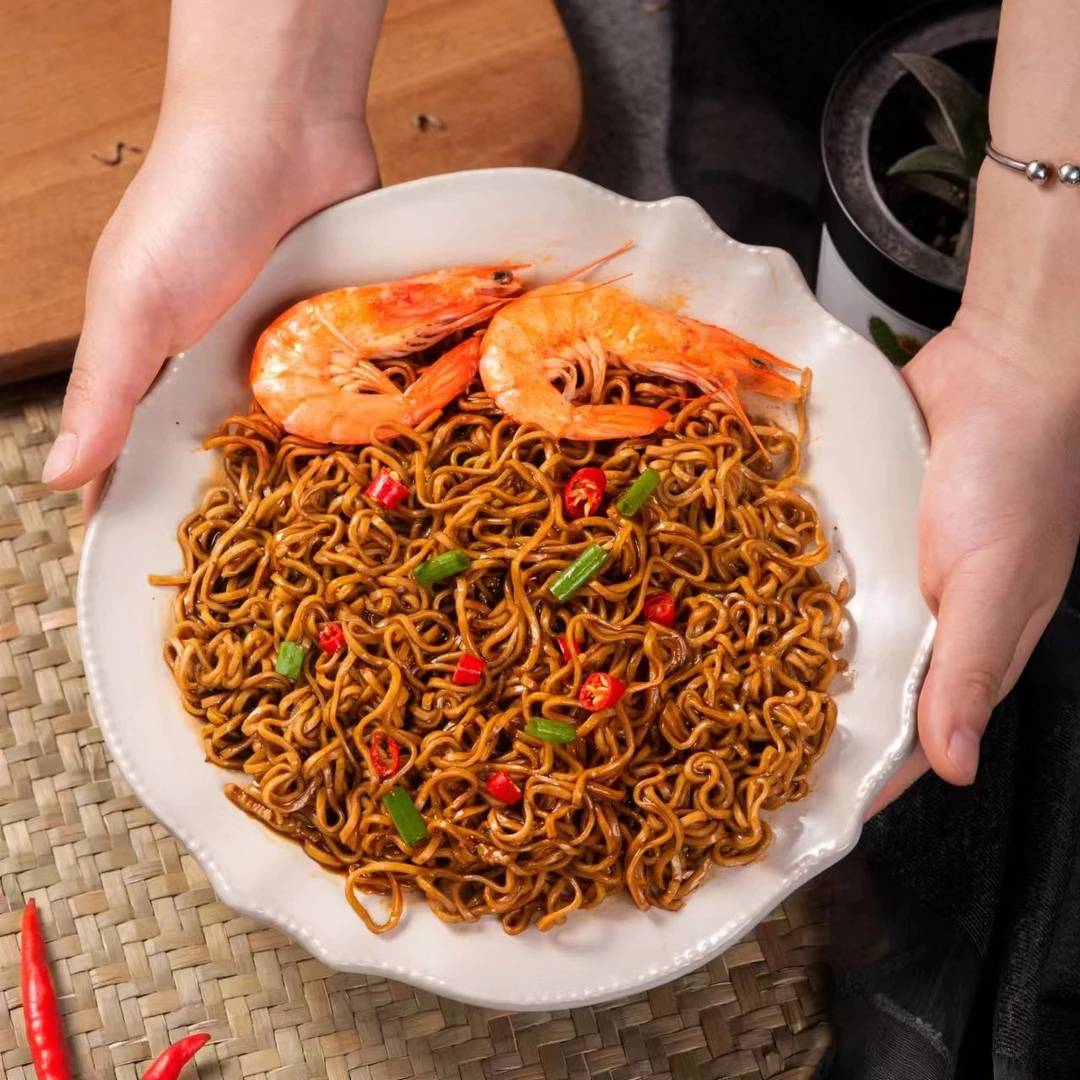大碗面非油炸网红荞麦面清淡代餐高饱腹全麦速食美味方便面