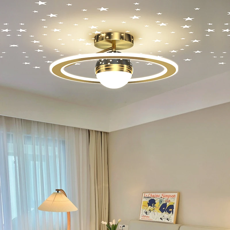 卧室灯2023年新款主卧创意满天星简约后现代轻奢北欧房间吸顶灯具
