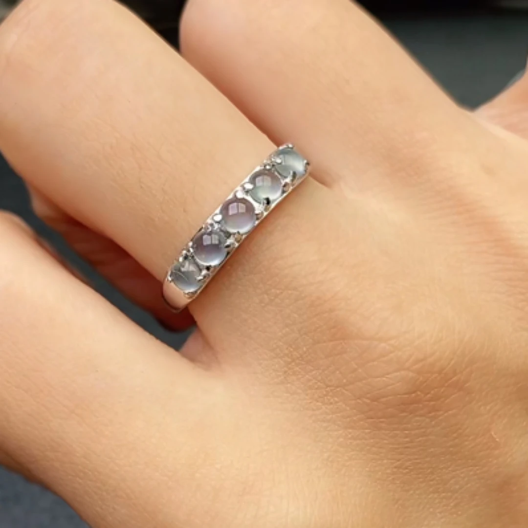 纯天然A货翡翠戒指