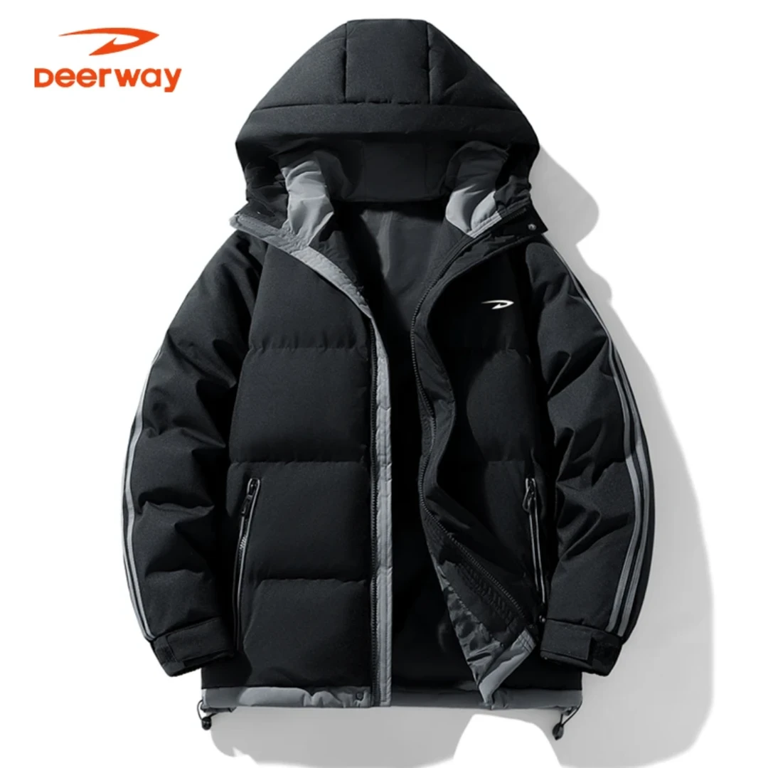 德尔惠冬季防风防寒棉服男女同款大码棉袄加棉加厚保暖棉衣外套潮