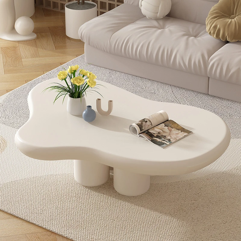 执竹者云朵茶几异形简约现代客厅家用小户型奶油风创意网红侘寂风