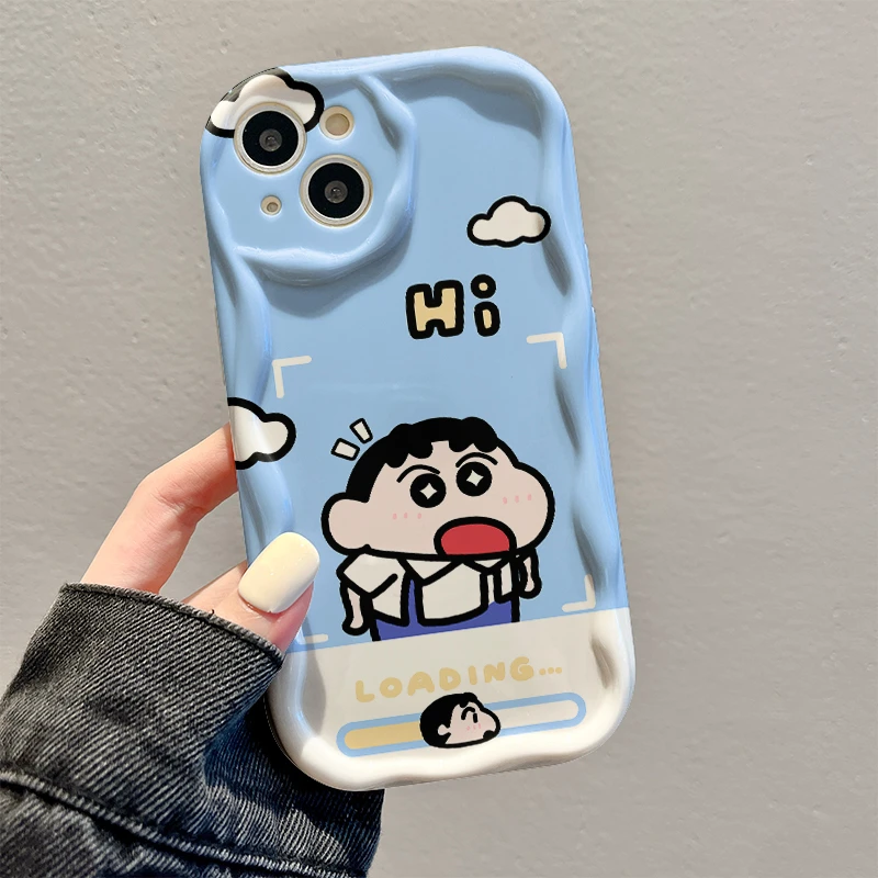 苹果iPhone15云朵小新14Pro/13奶油VIVO/OPPO小米华为荣耀手机壳X