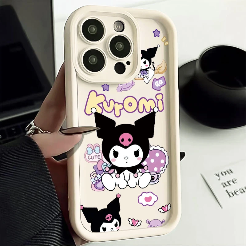 ins库洛米苹果14promax手机壳iPhone15创意X硅胶13可爱12Pro/XS软