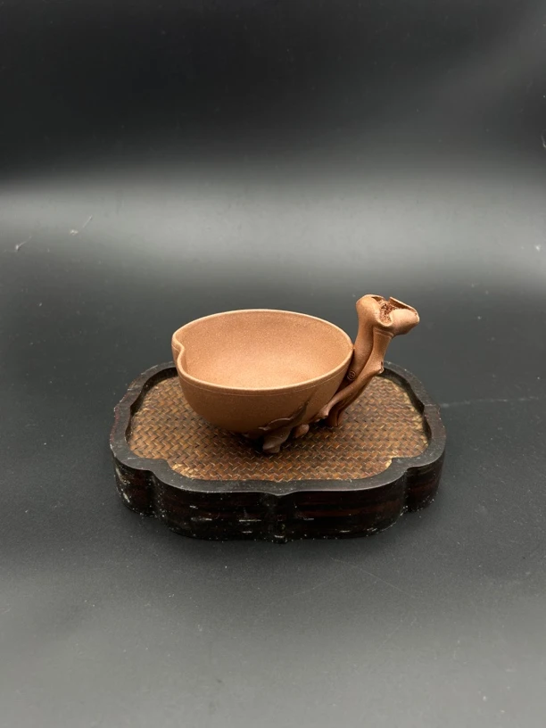 双色圣思桃杯，工艺师全手工制作，容量158 c c！
