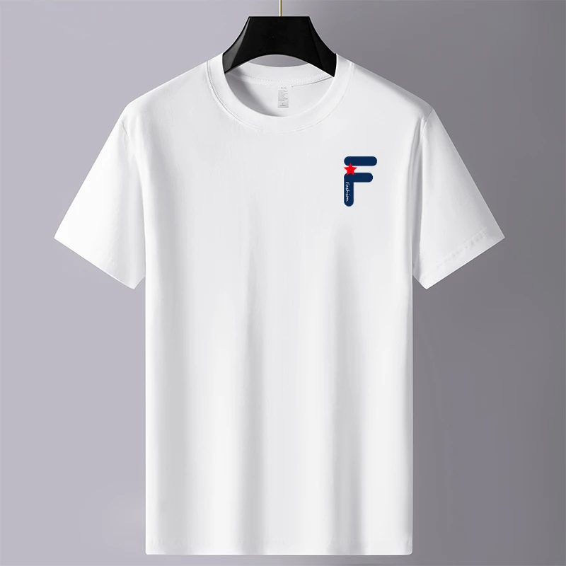 重磅纯棉夏季新款短袖T恤时尚休闲百搭圆领宽松大码男女同款半袖