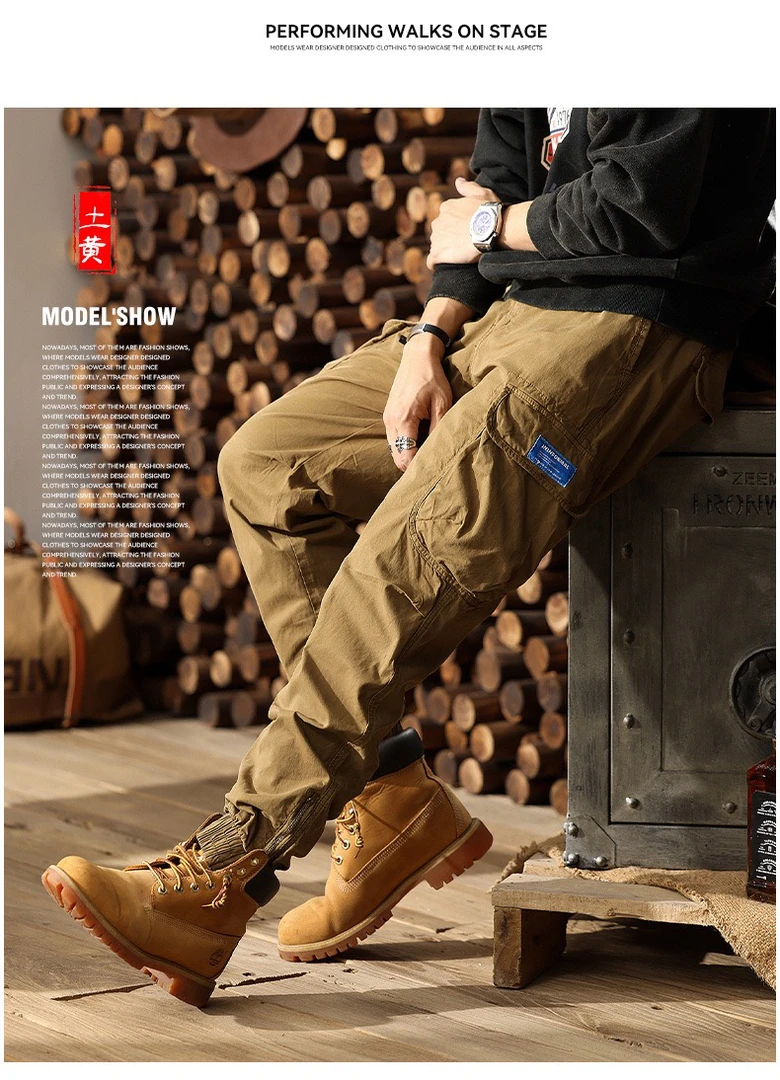 长裤工装裤2024年新款休闲裤运动户外机能外穿高街个性风时尚潮流