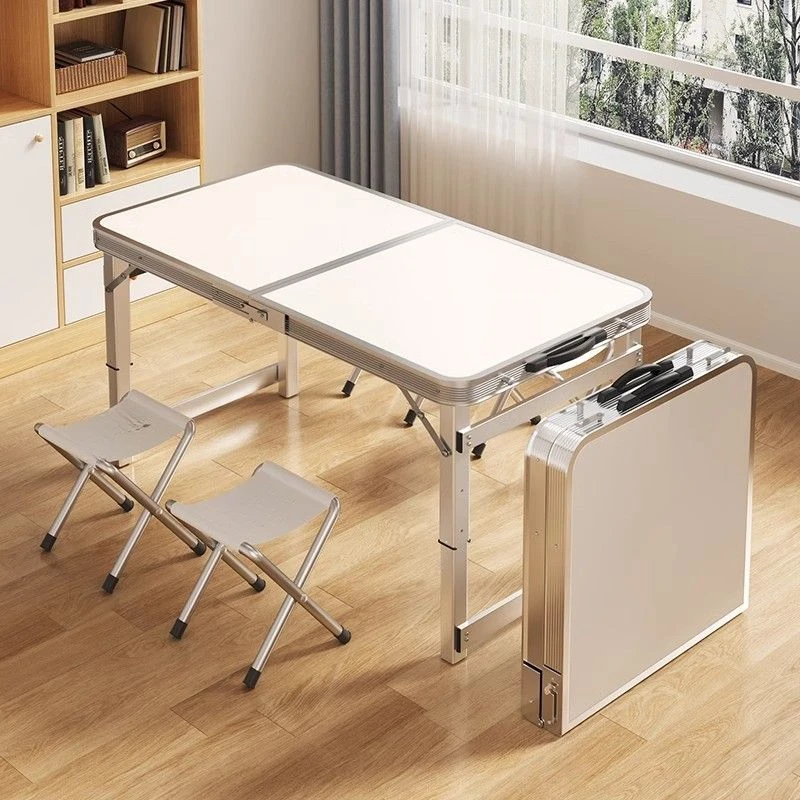 折叠桌子摆摊折叠户外便携式可升降开工桌子露营野餐夜市折叠桌椅