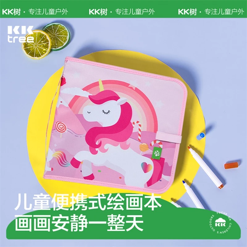 【3岁以上】kk树儿童儿童画画本幼儿园绘画套装涂色绘本书