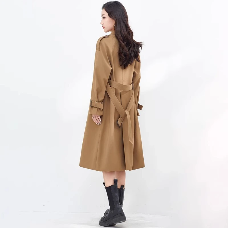 风衣外套女中长款2025年春秋新款韩系爆款大牌网红款风衣女小个子