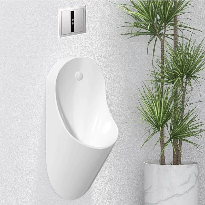挂墙式节水小便斗男士陶瓷感应小便器家用壁挂尿斗