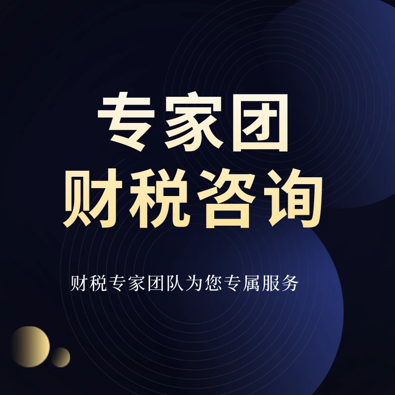 财税专家团咨询服务