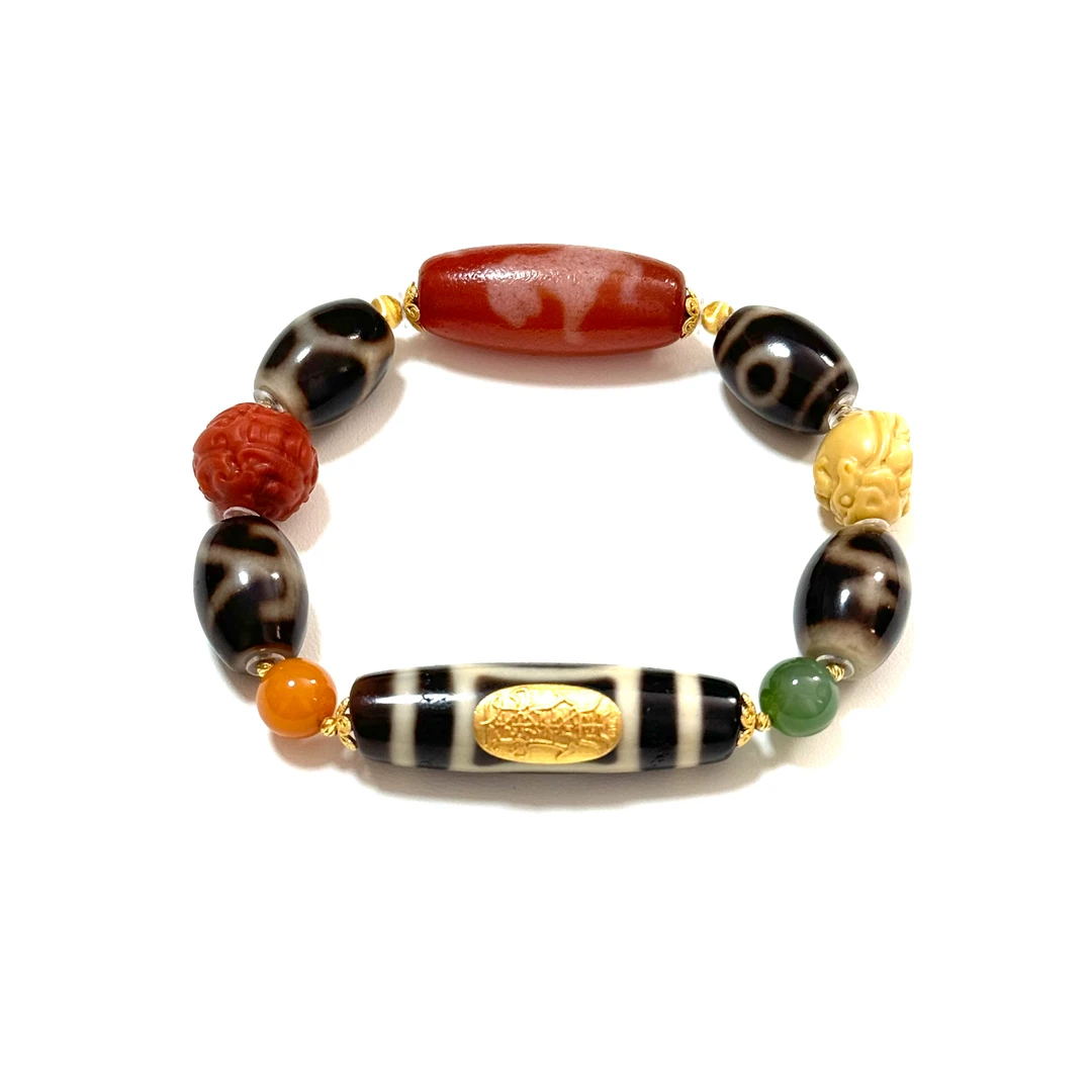 非金属皮质手链 补贝才库玄天麒麟火库金仓Y01STZ-2905