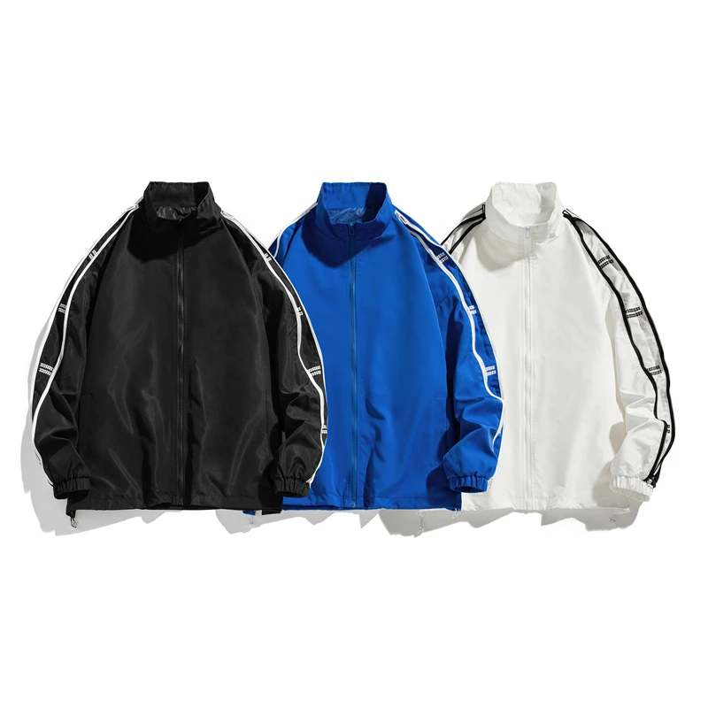 冰能量#J6808秋冬新款2024夹克男士立领宽松潮流百搭休闲外套防风