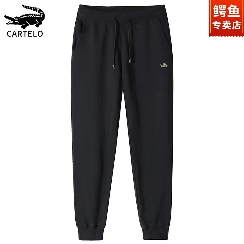 【壹哥优选】CARTELO/卡帝乐鳄鱼 卫裤运动裤长裤宽松秋冬