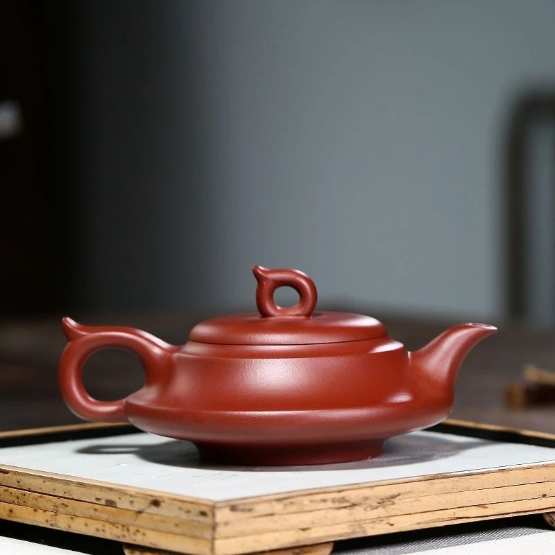 勋陶-朱泥大红袍鸿运当头凤鸣壶220毫升（孙志峰） B87